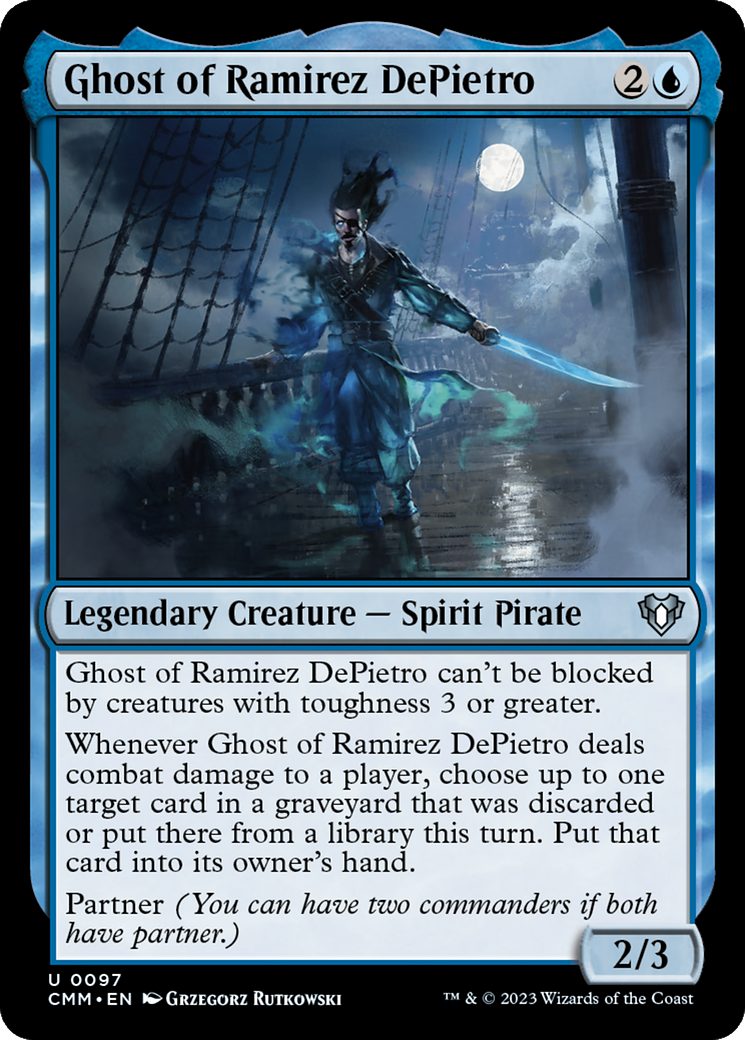 Ghost of Ramirez DePietro (CMM-097) [Commander Masters] MTG Single Wizards of the Coast