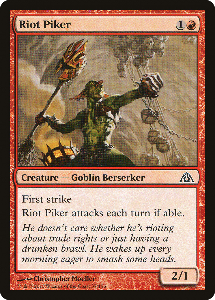 Riot Piker (DGM-037) [Dragon's Maze] MTG Single Wizards of the Coast