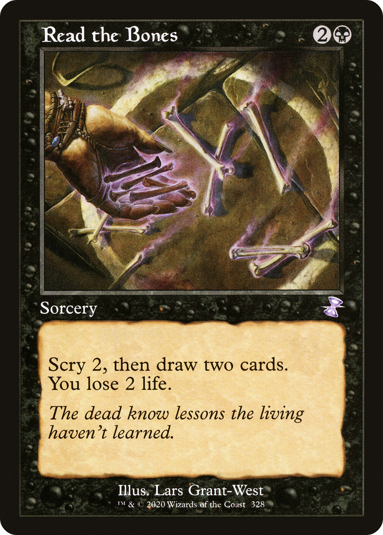 Read the Bones (TSR-328) [Time Spiral Remastered] MTG Single Wizards of the Coast