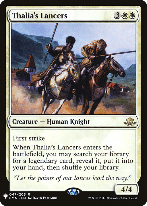 Thalia's Lancers (PLST-EMN-47) [Mystery Booster] The List MTG Single Wizards of the Coast