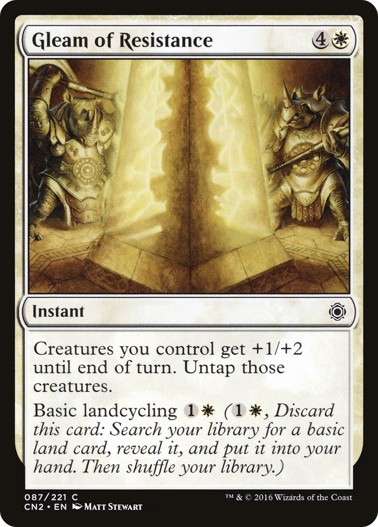 Gleam of Resistance (CN2-087) [Conspiracy: Take the Crown] MTG Single Wizards of the Coast