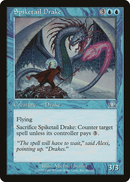 Spiketail Drake (PCY-048) [Prophecy] MTG Single Wizards of the Coast