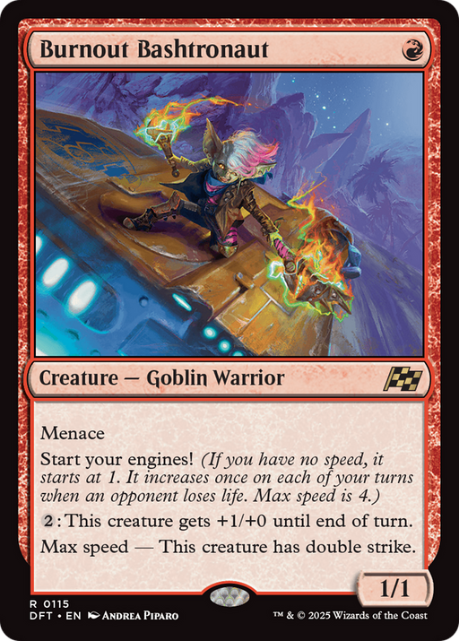 Burnout Bashtronaut (DFT-115) [Aetherdrift] MTG Single Wizards of the Coast