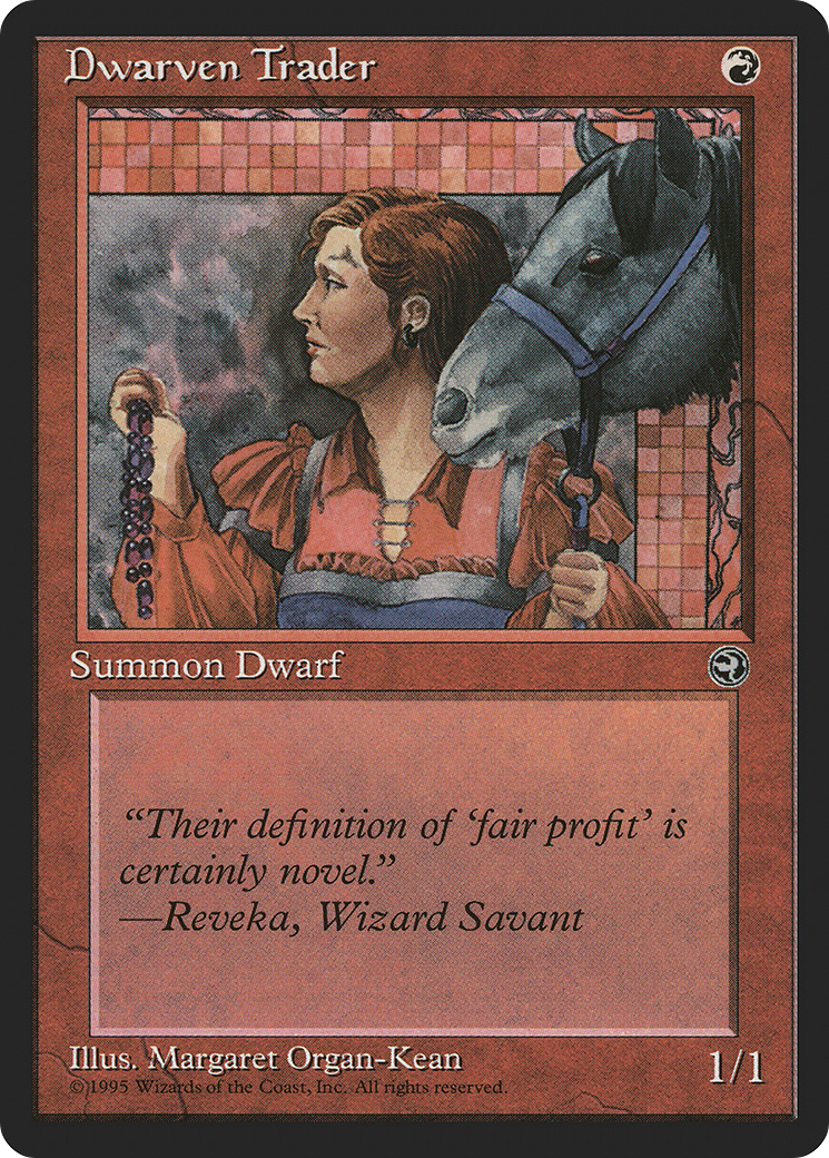 Dwarven Trader (HML-72A) [Homelands] MTG Single Wizards of the Coast