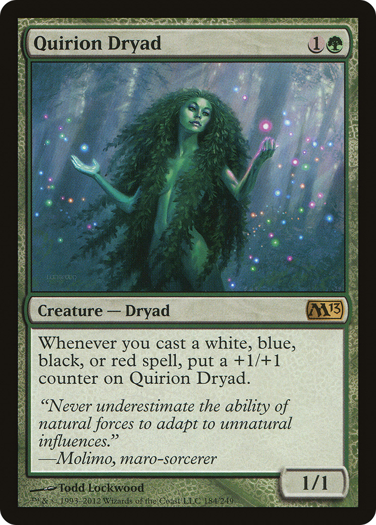 Quirion Dryad (M13-184) [Magic 2013] Foil MTG Single Wizards of the Coast