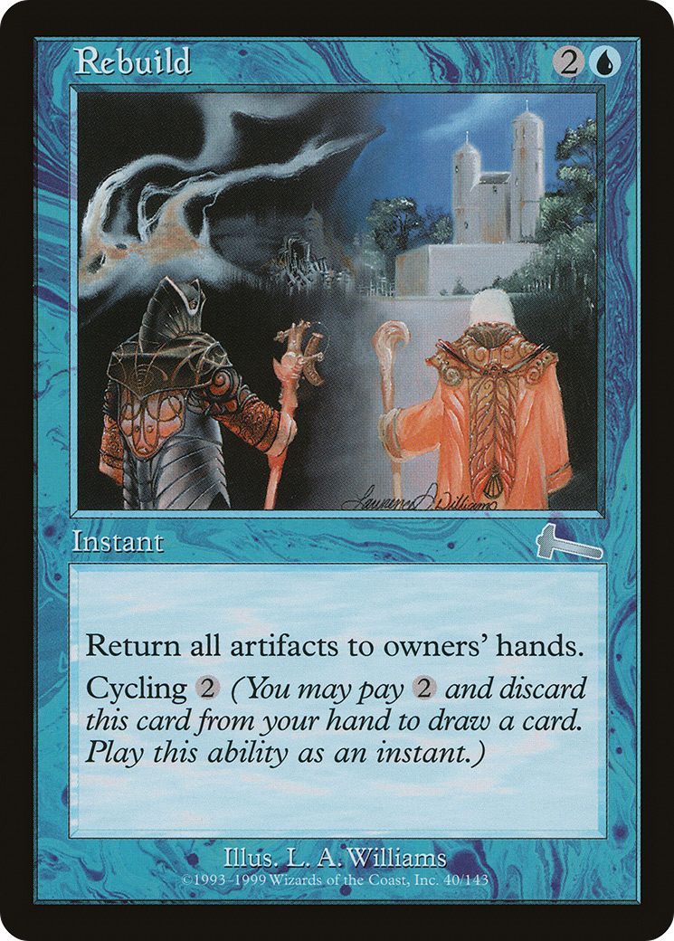 Rebuild (ULG-040) [Urza's Legacy] MTG Single Wizards of the Coast