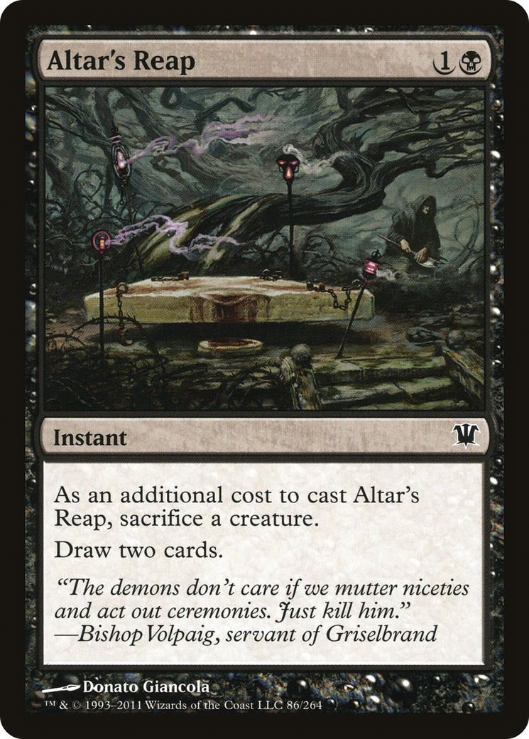 Altar's Reap [Innistrad] MTG Single Magic: The Gathering