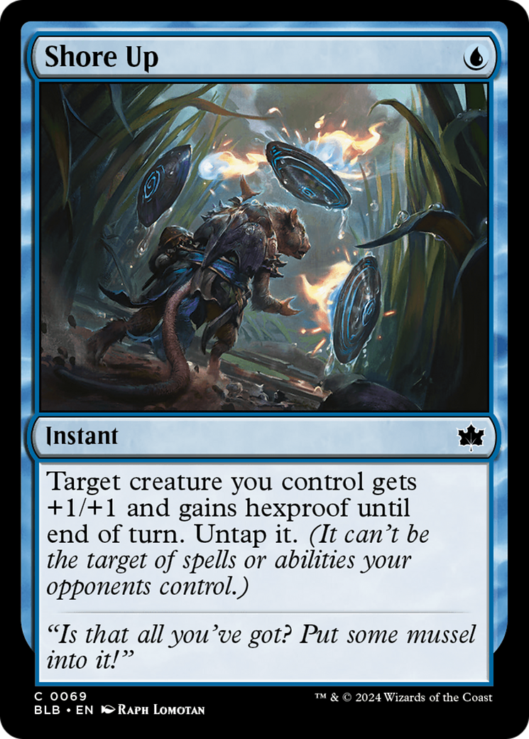 Shore Up (BLB-069) [Bloomburrow] Foil MTG Single Wizards of the Coast