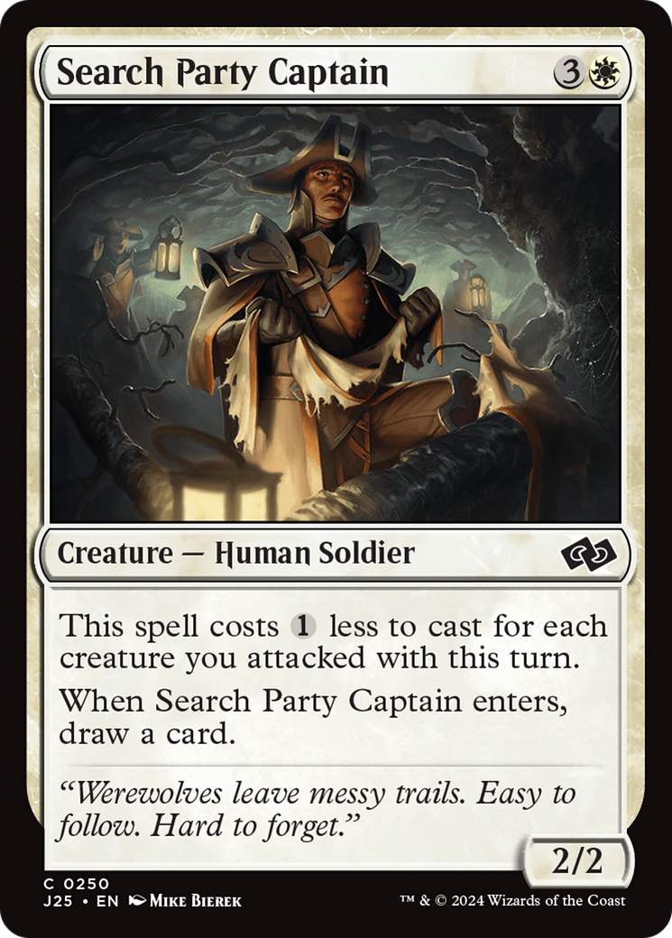 Search Party Captain (J25-250) [Foundations Jumpstart] MTG Single Wizards of the Coast