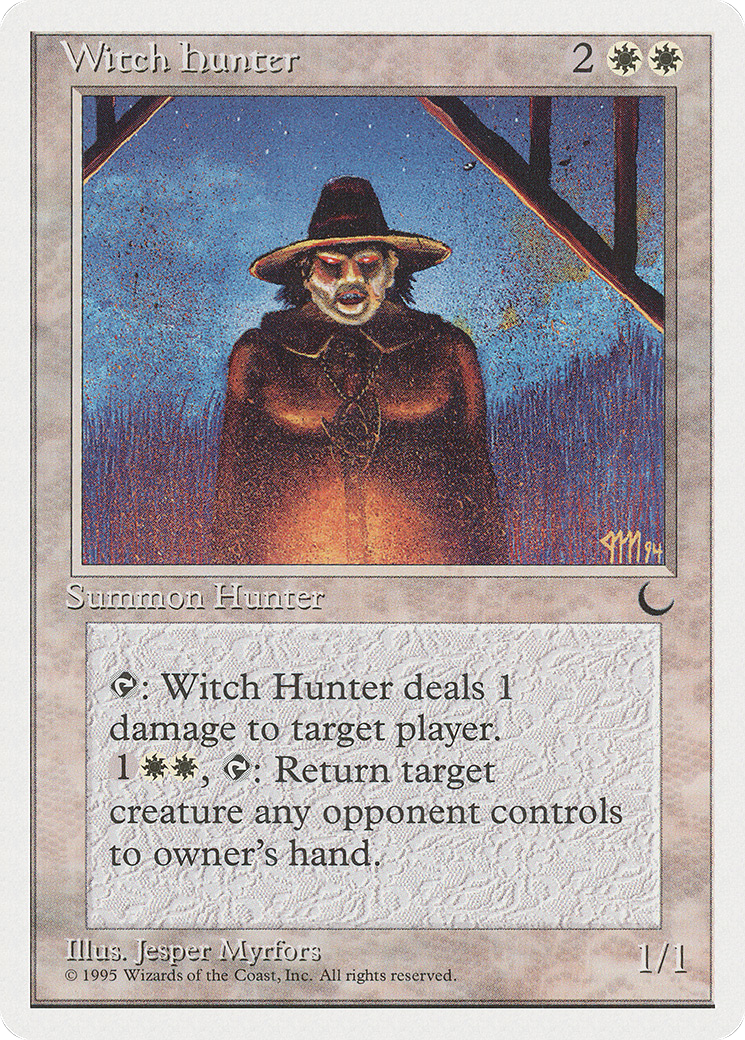 Witch Hunter (CHR-014) [Chronicles] MTG Single Magic: The Gathering