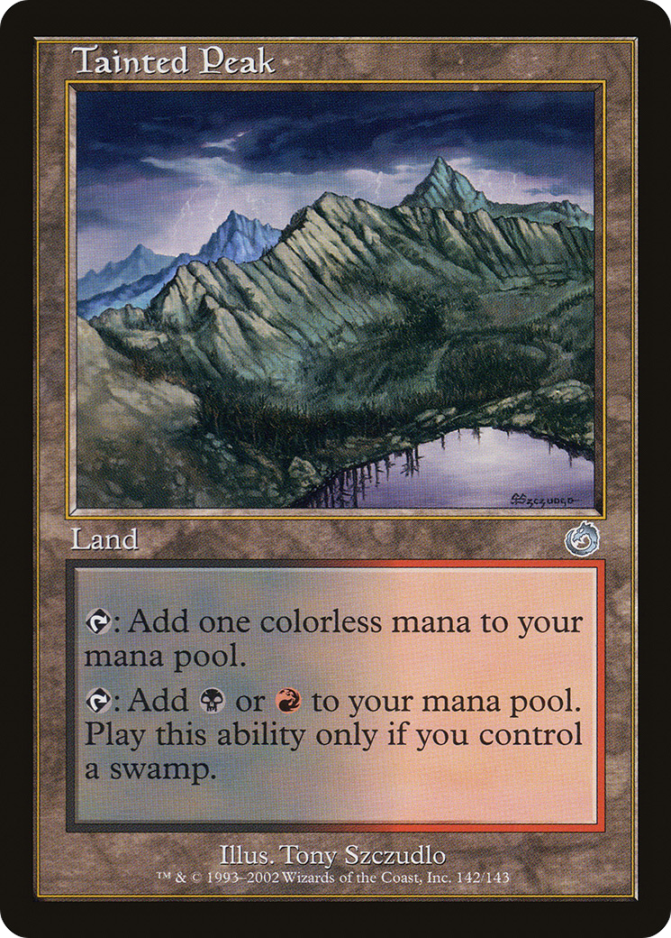 Tainted Peak (TOR-142) [Torment] Foil MTG Single Wizards of the Coast