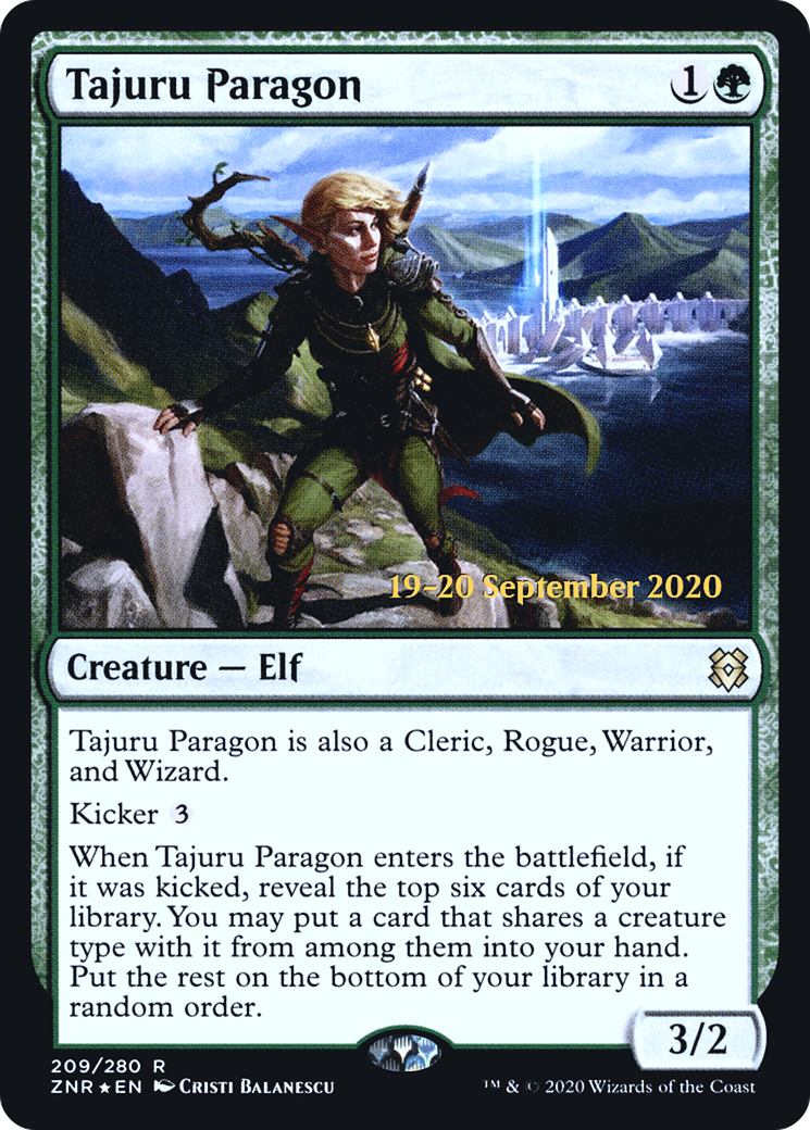 Tajuru Paragon (PRE-209) [Zendikar Rising Promos] Foil MTG Single Wizards of the Coast