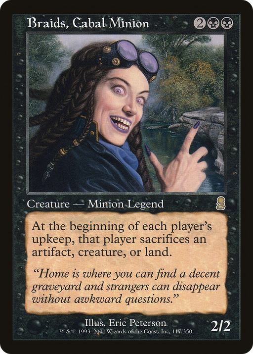 Braids, Cabal Minion (ODY-117) [Odyssey] MTG Single Wizards of the Coast