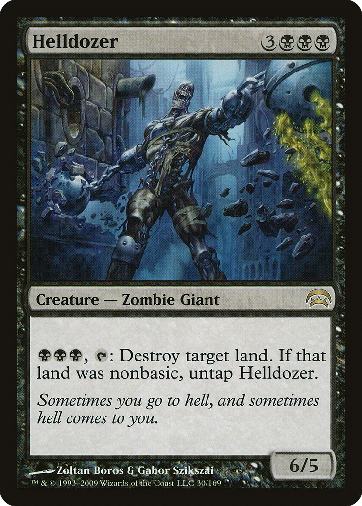 Helldozer (HOP-030) [Misc] Planechase MTG Single Wizards of the Coast