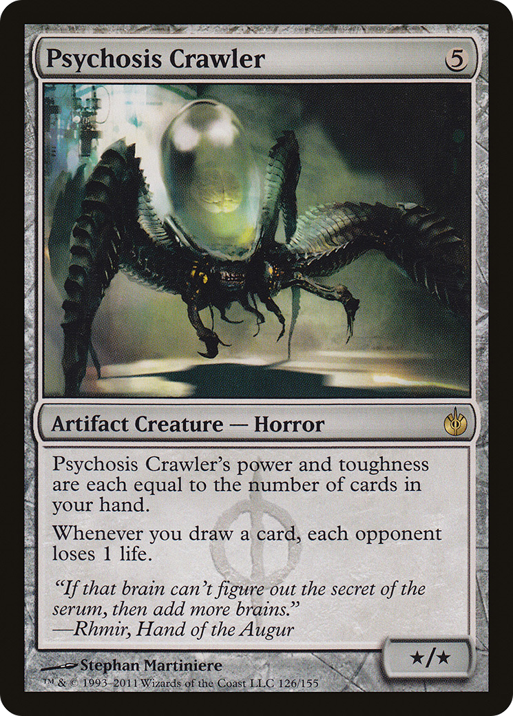 Psychosis Crawler (MBS-126) [Mirrodin Besieged] MTG Single Wizards of the Coast