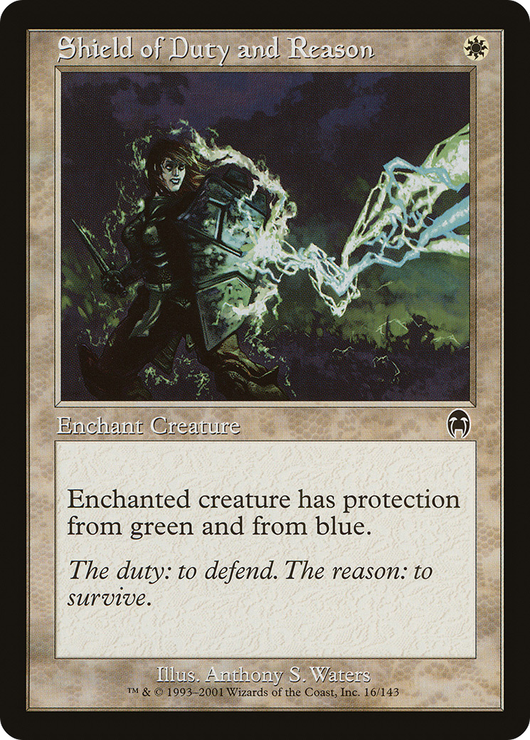 Shield of Duty and Reason (APC-016) [Apocalypse] MTG Single Wizards of the Coast