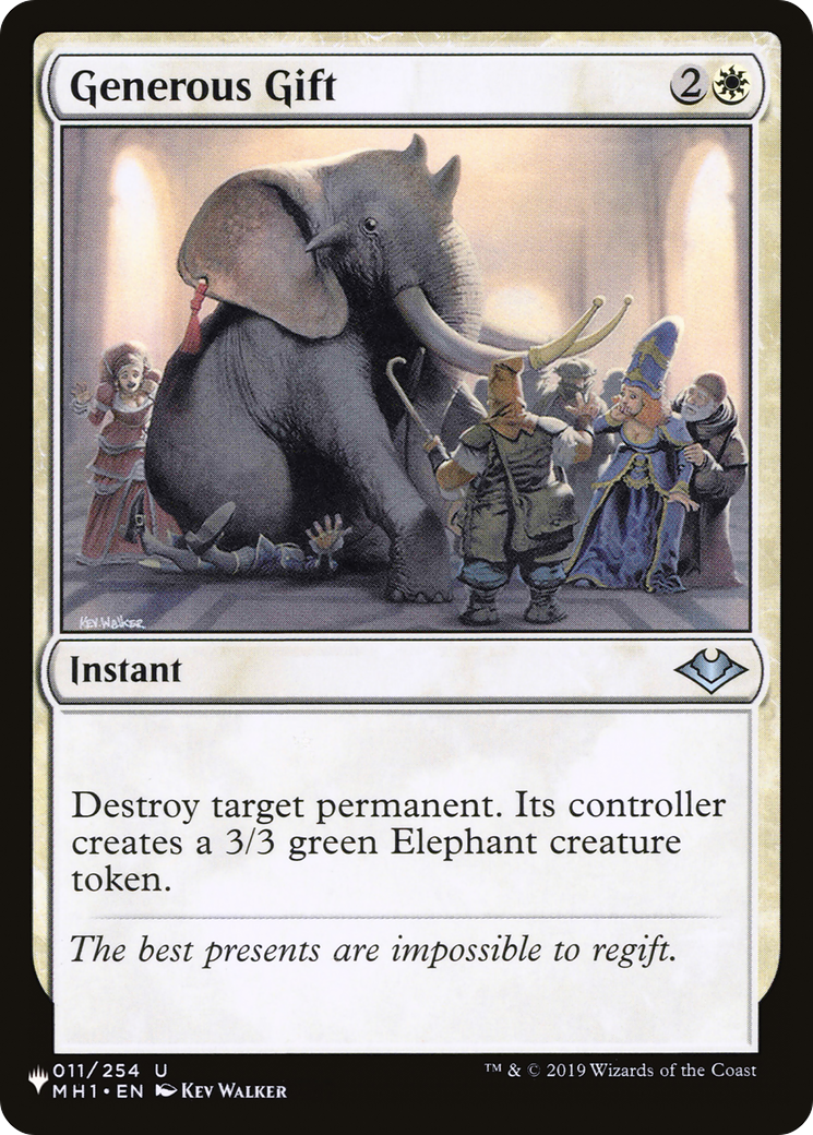 Generous Gift (LIST-011/254) [Mystery Booster] The List MTG Single Wizards of the Coast