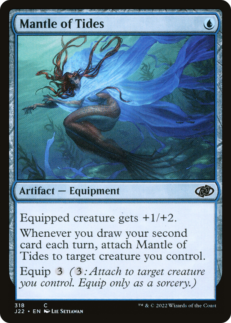 Mantle of Tides (J22-318) [Jumpstart 2022] MTG Single Wizards of the Coast