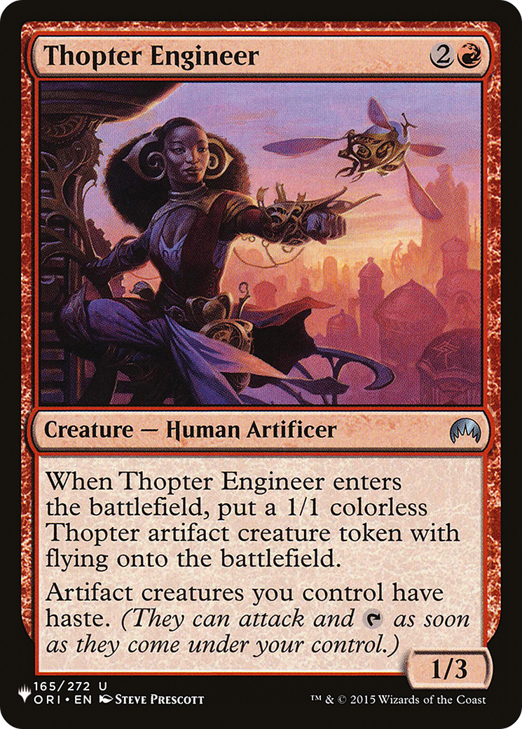 Thopter Engineer (LIST-ORI-165) [Mystery Booster] The List MTG Single Wizards of the Coast