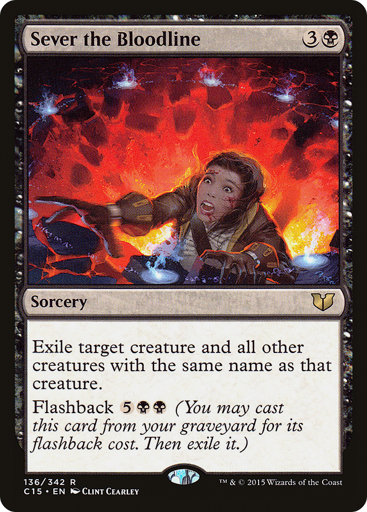 Sever the Bloodline (C15-136) [Commander 2015] MTG Single Wizards of the Coast