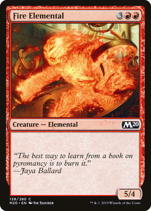 Fire Elemental (M20-138) [Core Set 2020] MTG Single Wizards of the Coast