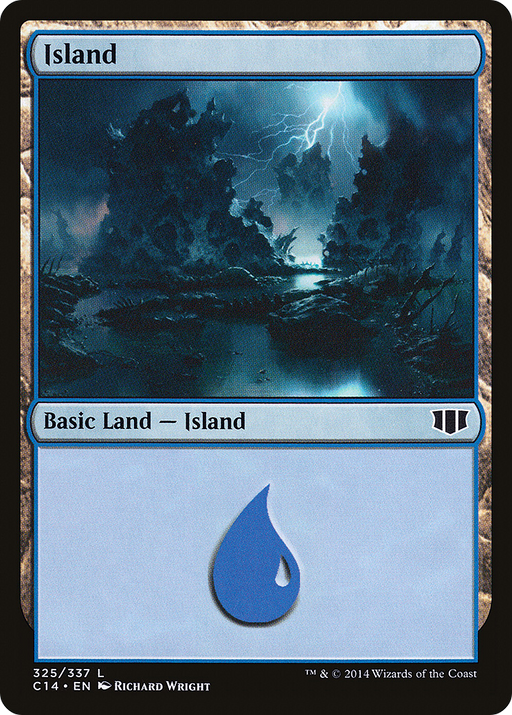 Island (325) (C14-325) [Commander 2014] MTG Single Wizards of the Coast