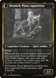 Dennick, Pious Apprentice // Dennick, Pious Apparition (DBL-217) [Innistrad: Double Feature] Foil MTG Single Wizards of the Coast