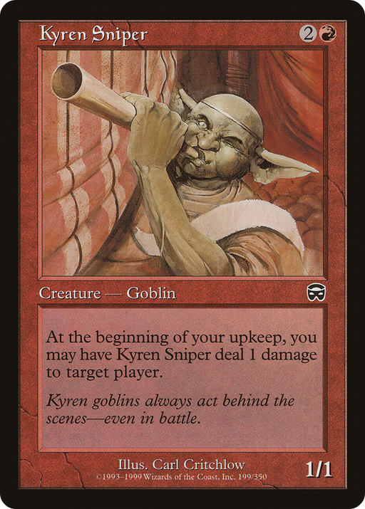 Kyren Sniper (MMQ-199) [Mercadian Masques] MTG Single Wizards of the Coast