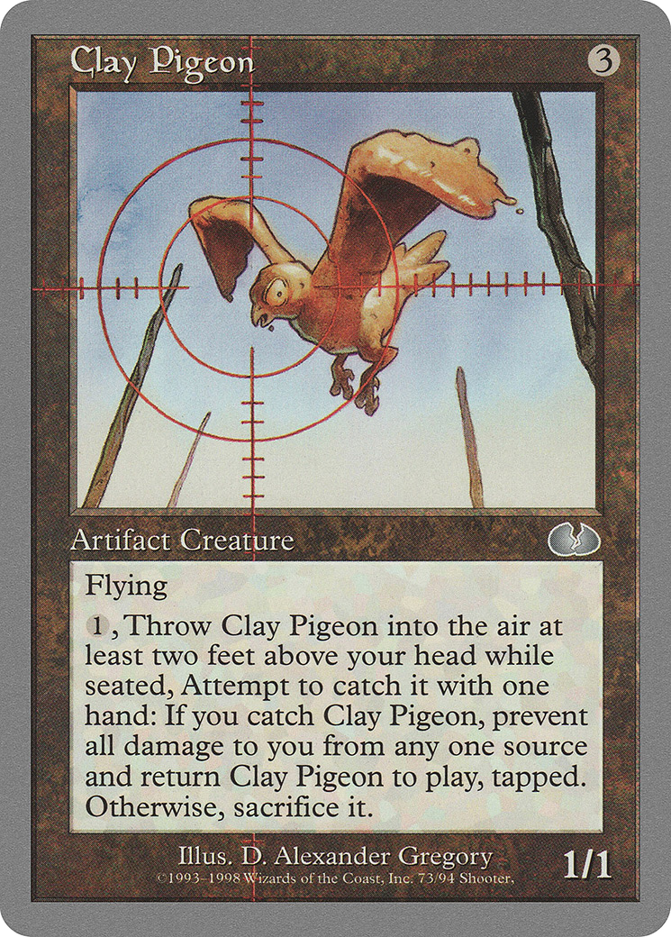Clay Pigeon (UGL-073) [Unglued] MTG Single Wizards of the Coast