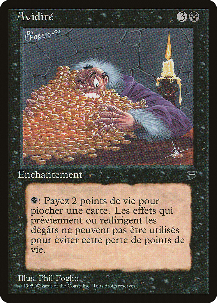 Greed (French) - "Avidite" (REN-) [Renaissance] MTG Single Wizards of the Coast