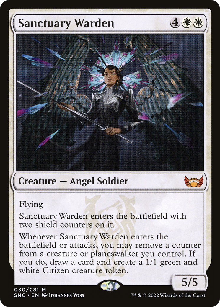 Sanctuary Warden (SNC-030) [Streets of New Capenna] Foil MTG Single Wizards of the Coast
