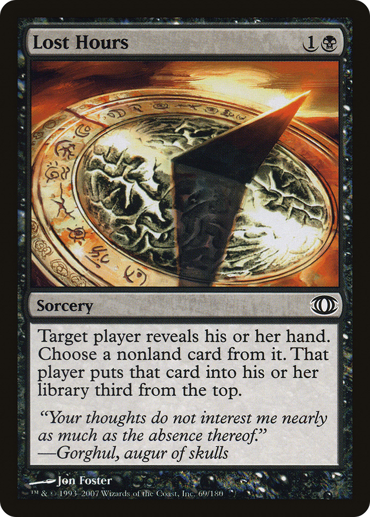 Lost Hours (FUT-069) [Future Sight] MTG Single Wizards of the Coast