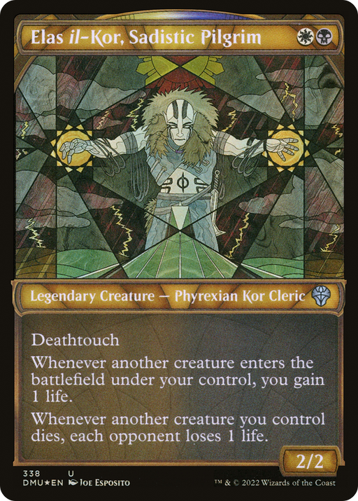 Elas il-Kor, Sadistic Pilgrim (Textured Foil) (DMU-338) [Dominaria United] (Showcase) Foil MTG Single Wizards of the Coast