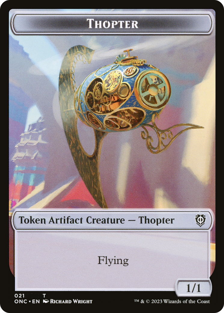 Thopter (TONC-021) [Tokens] Phyrexia: All Will Be One Commander Tokens MTG Single Wizards of the Coast
