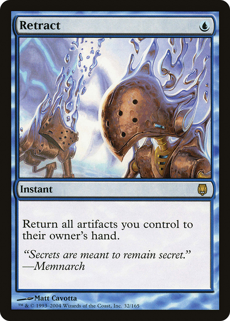 Retract (DST-032) [Darksteel] MTG Single Wizards of the Coast
