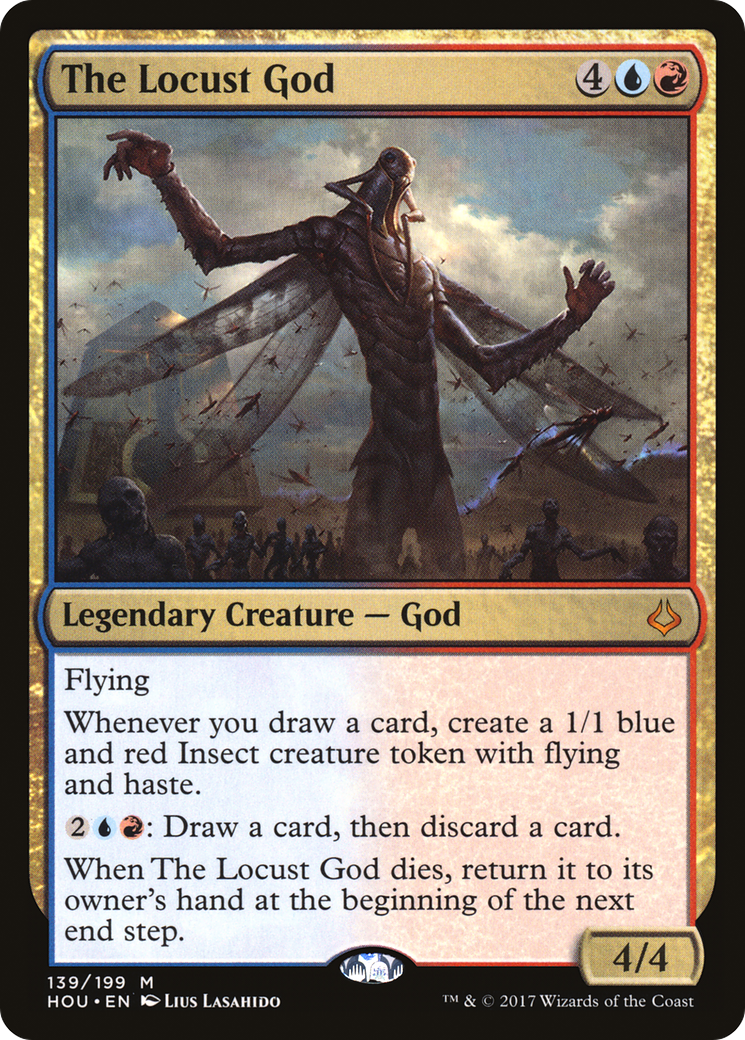 The Locust God (HOU-139) [Hour of Devastation] MTG Single Wizards of the Coast