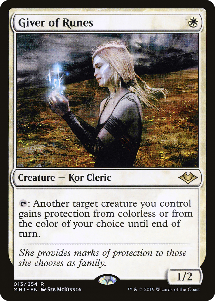 Giver of Runes (MH1-013) [Modern Horizons] MTG Single Modern Horizons