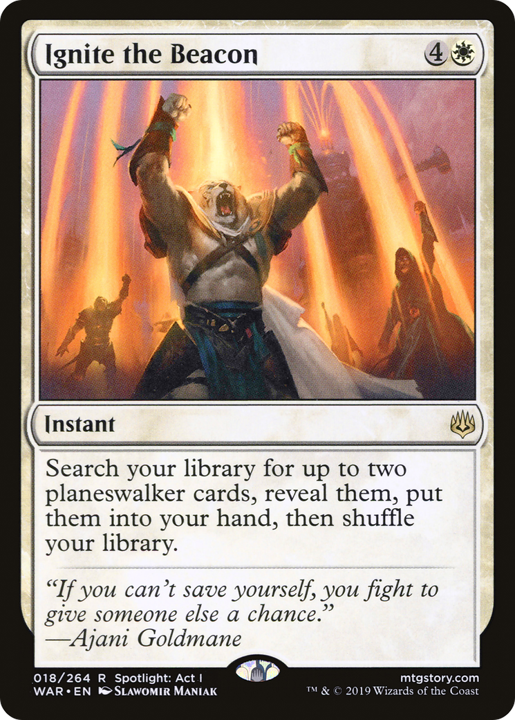 Ignite the Beacon (WAR-018) [War of the Spark] MTG Single Wizards of the Coast