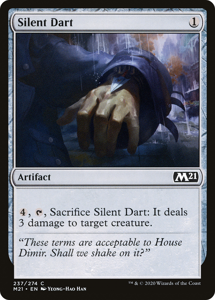 Silent Dart (M21-237) [Core Set 2021] Foil MTG Single Wizards of the Coast