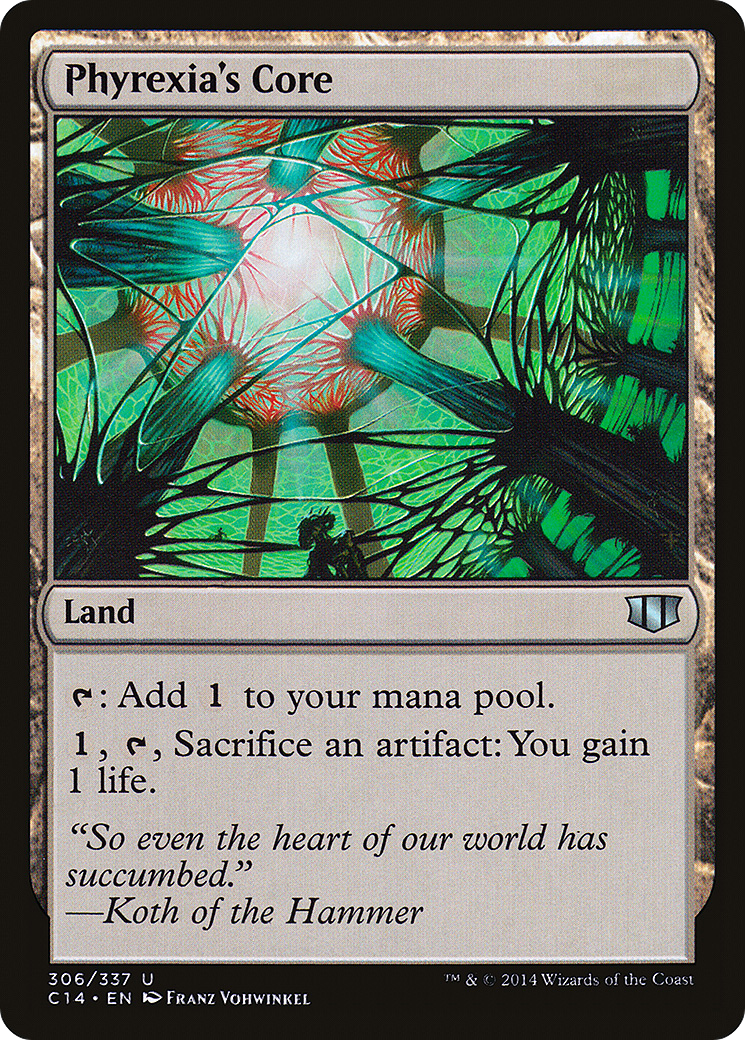 Phyrexia's Core (C14-306) [Commander 2014] MTG Single Wizards of the Coast