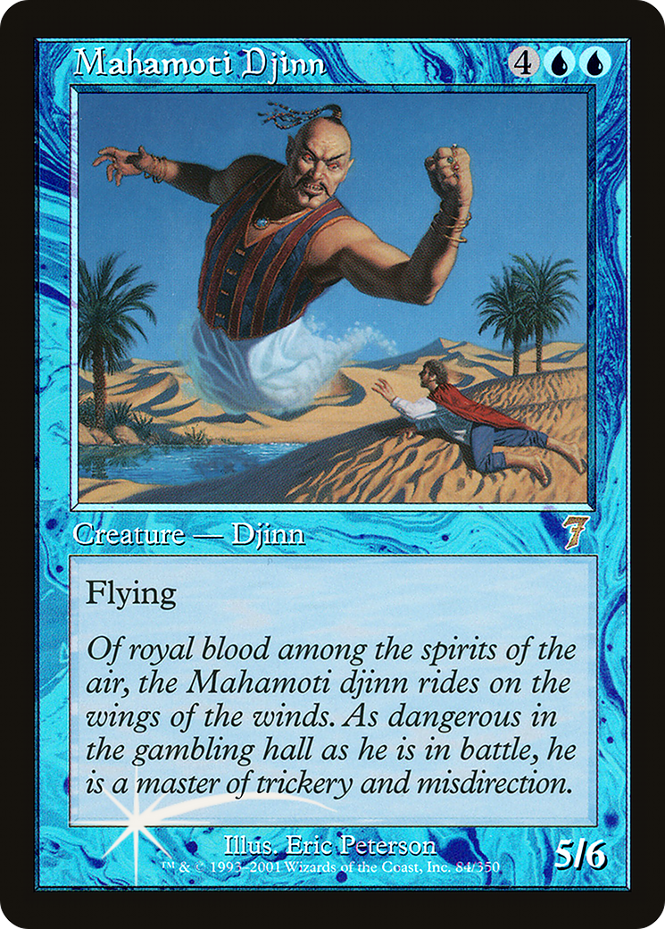 Mahamoti Djinn (7ED-084) [7th Edition] MTG Single Wizards of the Coast