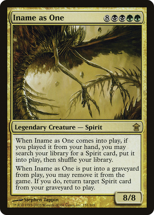 Iname as One (SOK-151) [Saviors of Kamigawa] Foil MTG Single Wizards of the Coast