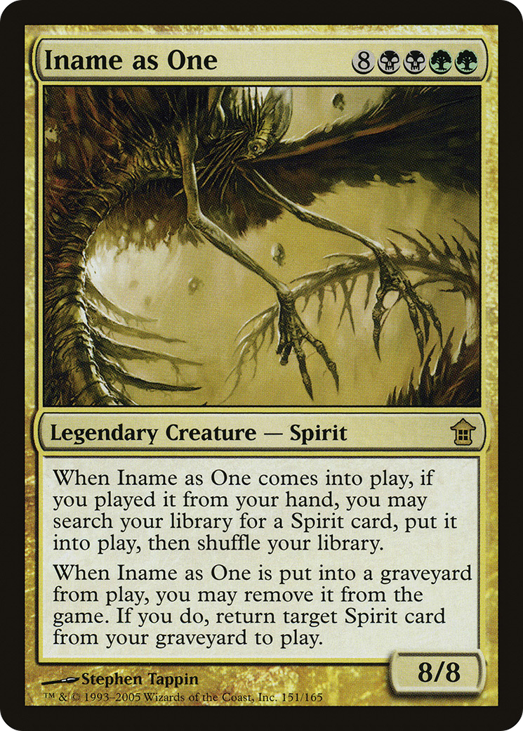 Iname as One (SOK-151) [Saviors of Kamigawa] MTG Single Wizards of the Coast