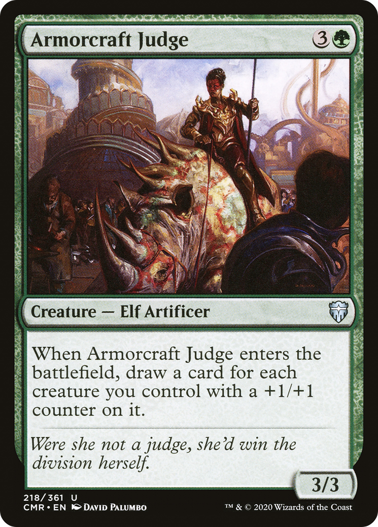 Armorcraft Judge (CMR-218) [Commander Legends] Foil MTG Single Wizards of the Coast