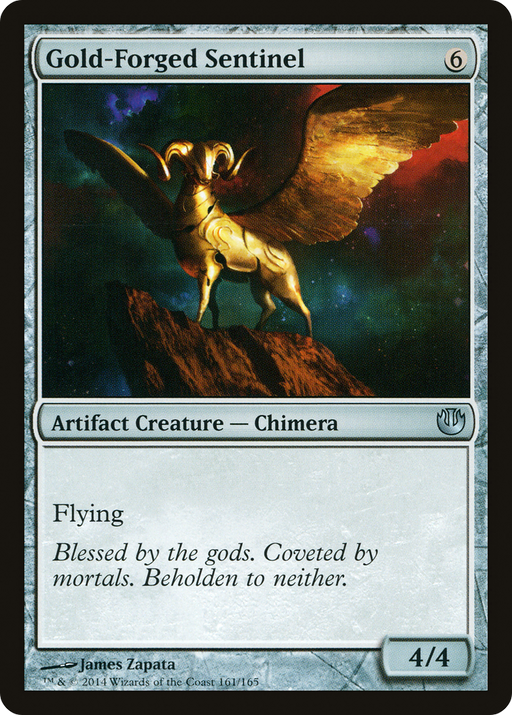 Gold-Forged Sentinel (JOU-161) [Journey into Nyx] MTG Single Wizards of the Coast