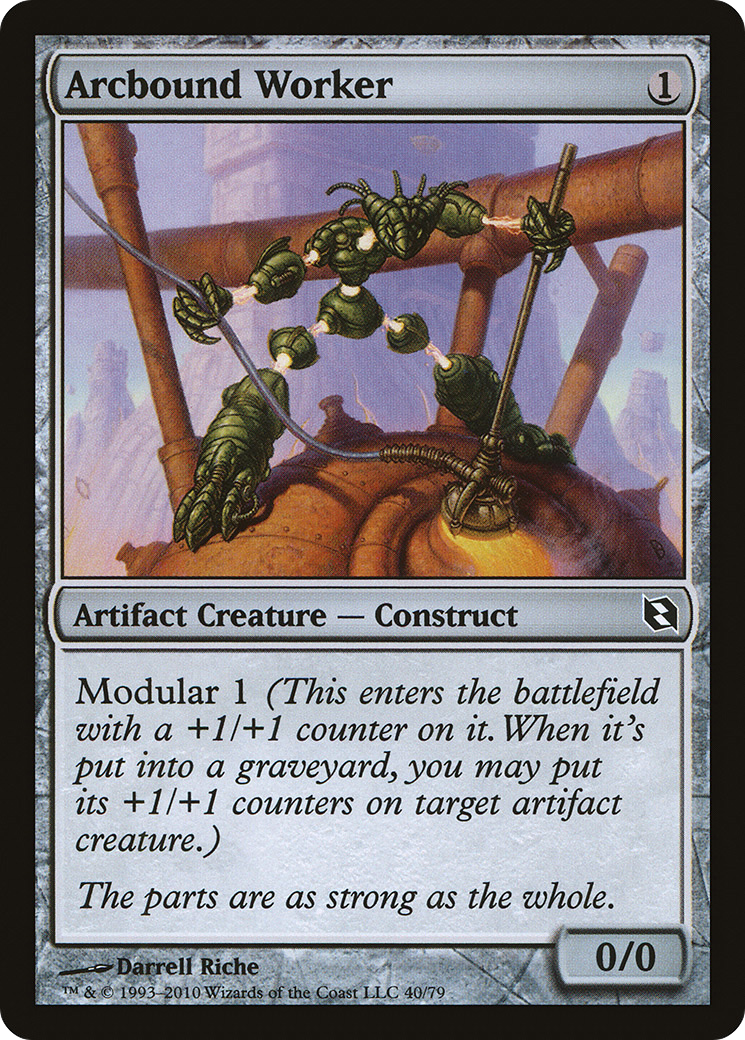 Arcbound Worker (DDF-040) [Misc] Duel Decks: Elspeth vs. Tezzeret MTG Single Wizards of the Coast