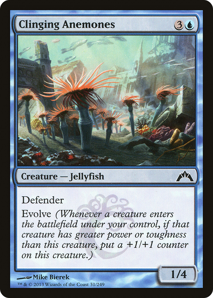 Clinging Anemones (GTC-031) [Gatecrash] Foil MTG Single Wizards of the Coast