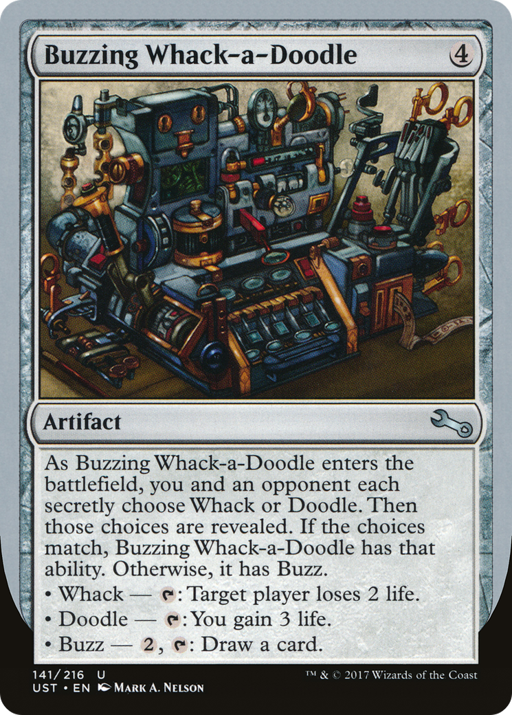 Buzzing Whack-a-Doodle (UST-141) [Unstable] Foil MTG Single Wizards of the Coast