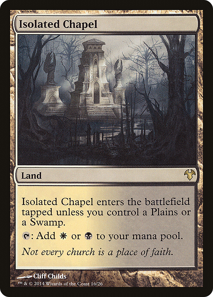 Isolated Chapel (MD1-016) [Misc] Modern Event Deck 2014 MTG Single Wizards of the Coast