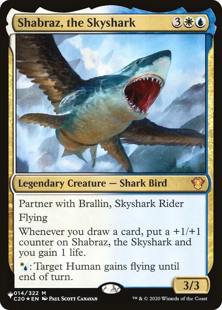 Shabraz, the Skyshark (LIST-014/322) [Mystery Booster] The List MTG Single Wizards of the Coast